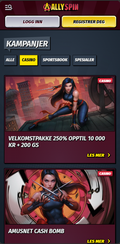 Allyspin casino bonus