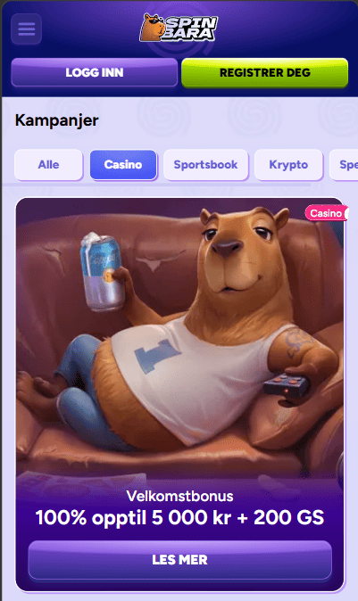 spinbara casino bonus