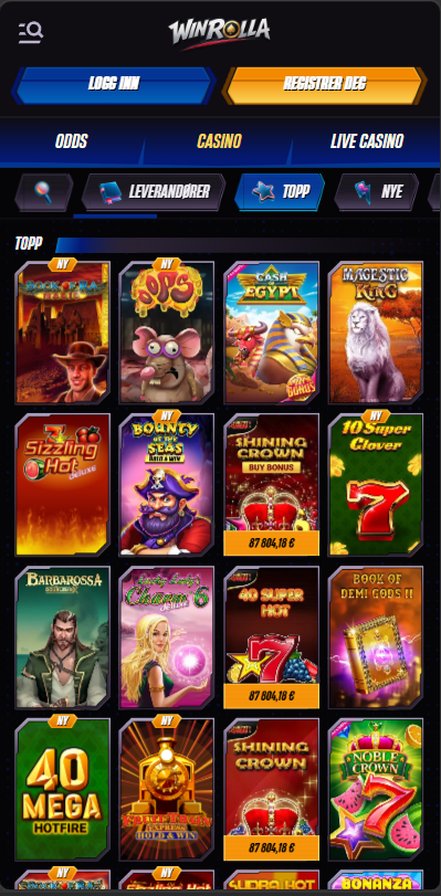 winrolla casino games